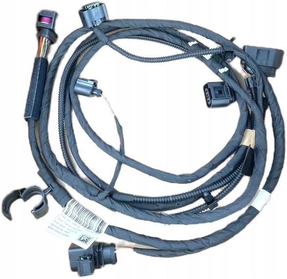 Volkswagen OE 7E0971114 , 7E0971114DE , NOWA wiązka przód Radar, otwieranie maski, czujnik temperatury VW T5 LIFT Комплект проводки бампера переднього PDC Радар Галоген НОВИЙ OE