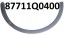 Hyundai OE MS-87711Q0400 HYUNDAI I20 BAYON НАКЛАДКА БРИЗКОВИКА ЛІВА OE 87711Q0400
