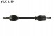 SKF VKJC 6199 Skf піввісь renault megane iii/scenic iii le. 684Мм
