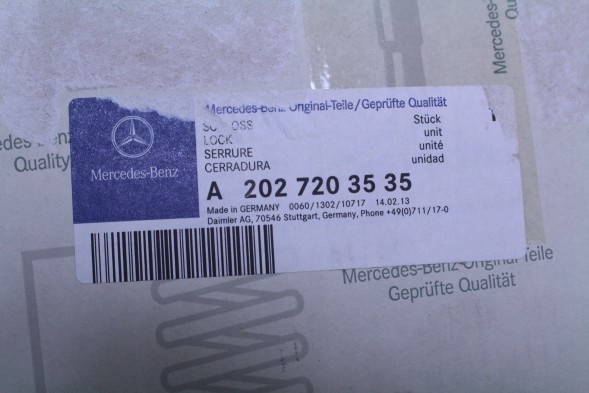 Mercedes-Benz OE A2027203535 Mercedes W202 W210 ДВЕРНИЙ ЗАМОК ЛІВИЙ ПЕРЕДНІЙ