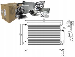Nissens 86220267 NIS Nis94675 охолоджувач кондиціонера (з осушувачем) cad + помічник водія #33