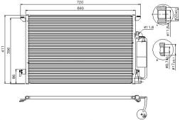Nissens 86220267 NIS Nis94675 охолоджувач кондиціонера (з осушувачем) cad + помічник водія #33