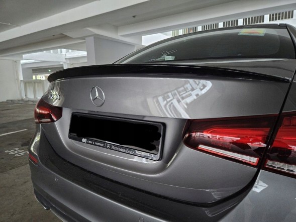 Китай MERCEDES W177 A200 LOTKA SPOILER DOKŁADKA TYLNA SEDAN CZARNY POŁYSK MERCEDES W177 A200 ЛЬОТОК СПОЙЛЕР НАКЛАДКА ЗАДНЯ СЕДАН ЧОРНИЙ ГЛЯНЕЦЬ