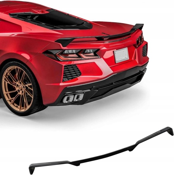 Китай JGD-CORVC8-RSZ51H Спойлер Задній Лоток Z51 Високий Чорний Блиск CHEVROLET CORVETTE C8 2020-2024
