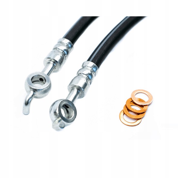 PiterParts 1171013000 Przewody hamulcowe miedziane elastyczne przód tył VOLVO S40 V40 Мідні гальмівні трубки гнучкі VOLVO S40 95-04 комплект передні + задні PL