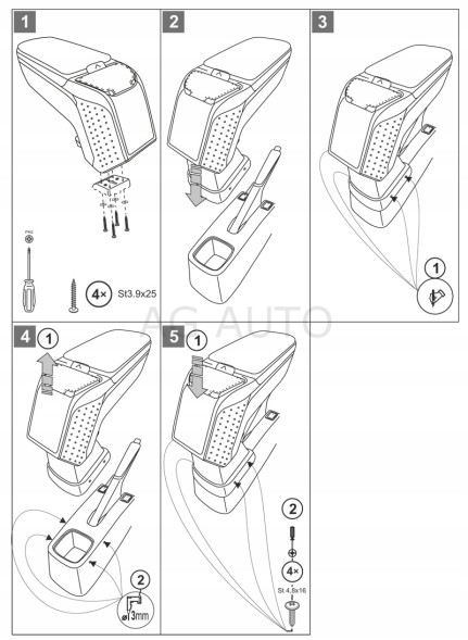 Rati V01298 Підлокітник ARM2 Suzuki Swift V, 2017- ,Bx