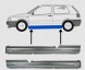 PC IC637412618BS2 ПОРОГИ ОБЛИЦЮВАННЯ КОМПЛЕКТ РЕМОНТНИЙ ЛІВИЙ ПРАВИЙ VW GOLF III GTi 1991-1997 3 ДВЕРІ