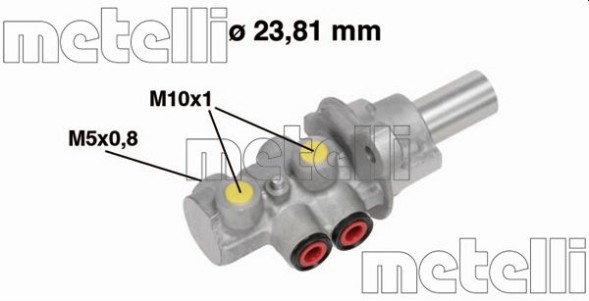 05 0683 METELLI Циліндр гідравлічний гальмівний