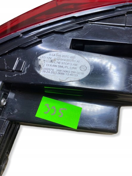 Skoda OE C5LA945207C Skoda enyaq iv лампа задня ліва crystal lighting led 5la945207c