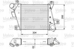 Valeo 818360 Охолоджувач повітря інтеркулер 818360 valeo