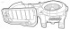 Denso DEA23001 Повітродувний вентилятор припливний dea23001 denso renault