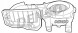 Denso DEA23001 Повітродувний вентилятор припливний dea23001 denso renault