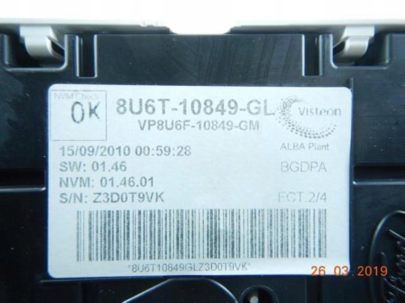 Ford OE Спідометр FORD FIESTA 08-12 1707747