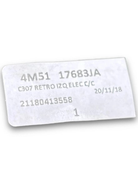 Ford OE 4M51-17683JA FORD FOCUS ДЗЕРКАЛО ЛІВЕ ОРИГІНАЛ 4M5117683JA
