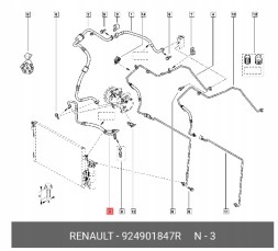 Китай ACN924903257R Шнур кондиціонування повітря DACIA DUSTER I 924901847R 924903257R