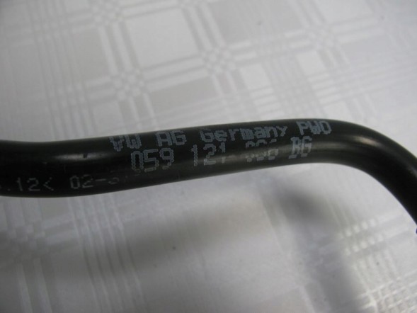 Volkswagen OE 059121086BG Audi oe шланг для води a4 a5 a6 a7 a8