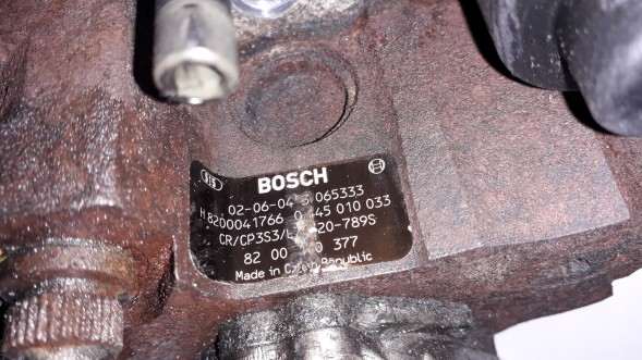 Bosch 0445010033 8200170377 Інжекторний насос bosch 0445010033