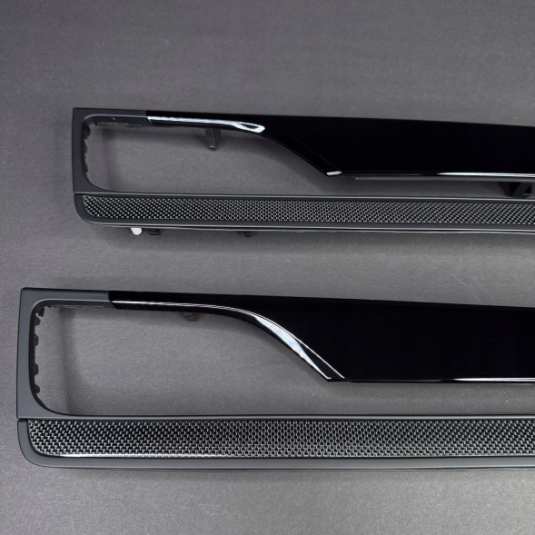 Porsche OE 9Y0867061T 5Q0, 9Y0867062T 5Q0, 9Y1854523B 5Q0, 9Y1854524B 5Q0 2023 - 2026 Porsche Cayenne TURBO GT GTS 9YA CARBON BLACK PIANO 5MH Декоративні вставки салону