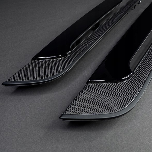 Porsche OE 9Y0867061T 5Q0, 9Y0867062T 5Q0, 9Y1854523B 5Q0, 9Y1854524B 5Q0 2023 - 2026 Porsche Cayenne TURBO GT GTS 9YA CARBON BLACK PIANO 5MH Декоративні вставки салону