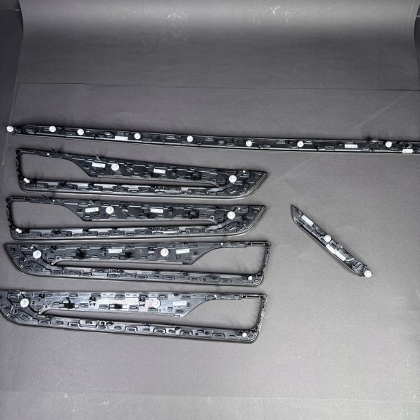Porsche OE 9Y0867061T 5Q0, 9Y0867062T 5Q0, 9Y1854523B 5Q0, 9Y1854524B 5Q0 2023 - 2026 Porsche Cayenne TURBO GT GTS 9YA CARBON BLACK PIANO 5MH Декоративні вставки салону