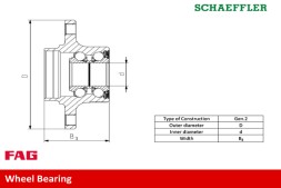 713 6907 10 FAG Маточина колеса з елементами монтажу
