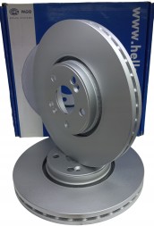 Hella 8DD 355 115-161 2X ГАЛЬМУВАЛЬНІ ДИСКИ ПЕРЕДНЬОГО МІСТА HELLA RENAULT LAGUNA II