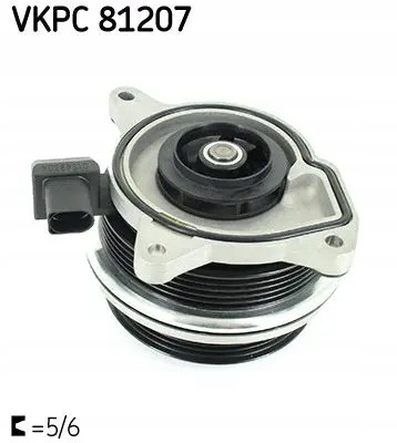 SKF VKPC 81207 Насос охолодження двигуна vkpc 81207 skf vw
