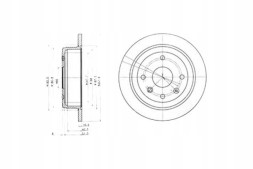 Delphi DELBG4091#BPS-PP+K Гальмівні диски 2шт chevrolet lacetti nubira dae #petrolhead pro+ kit2