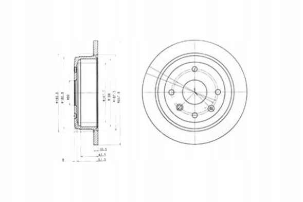 Delphi DELBG4091#BPS-PP+K Гальмівні диски 2шт chevrolet lacetti nubira dae #petrolhead pro+ kit2