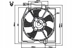 Nissens NIS85224/RS2 Вентилятор кулера nissens fs2v15035d zm0515210a