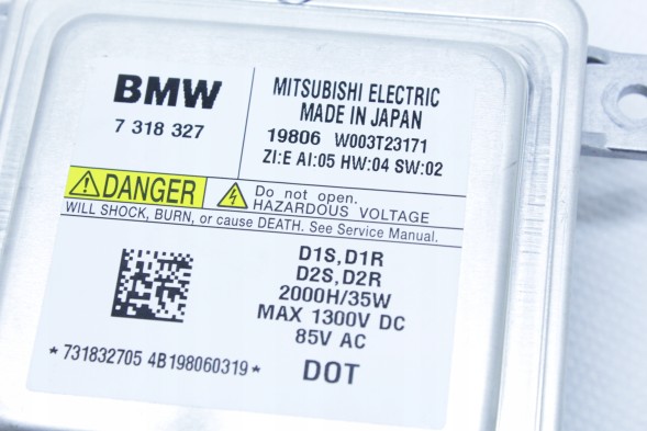 BMW OE 7318327 63117318327 7237647 63117237647  7250624 63117250624  7172536 63117172536 Модуль перетворювача лампи xenon bmw f20 f22 f87 м2 e90 e91 f07 f10 f01 e84