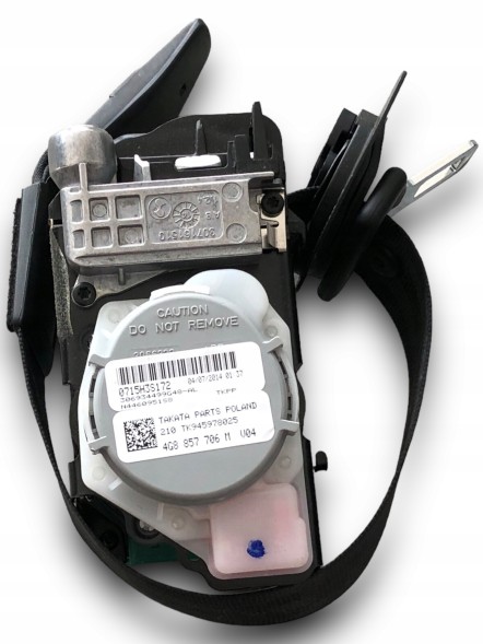 Audi OE AUDI A6 C7 4G PAS BEZPIECZEŃSTWA PRAWY PRZÓD PRZEDNI 4G8857706M AUDI A6 C7 РЕМІНЬ БЕЗПЕКИ ПЕРЕДНІЙ ПРАВИЙ 4Г8857706М
