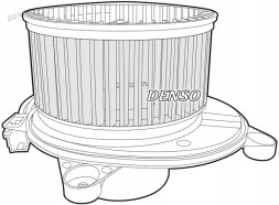 Denso DEA06001 Повітродувний вентилятор припливу dea06001 denso