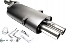 TA-Technix EVOE466E276-1 Спортивний кінцевий глушник вихлопу TA TECHNIX EVOE466E276 2x76мм BMW E46 6Cyl.
