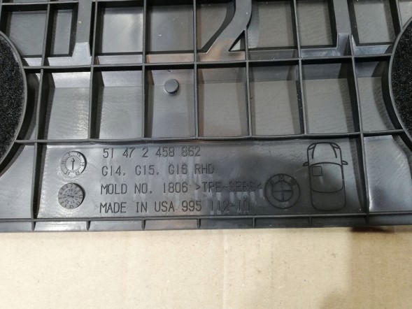 BMW OE BMW G14 G15 G16 F91 F92 F93 КОВРИКИ ПЕРЕДНІ 2458862 АНГЛІЯ RHD!