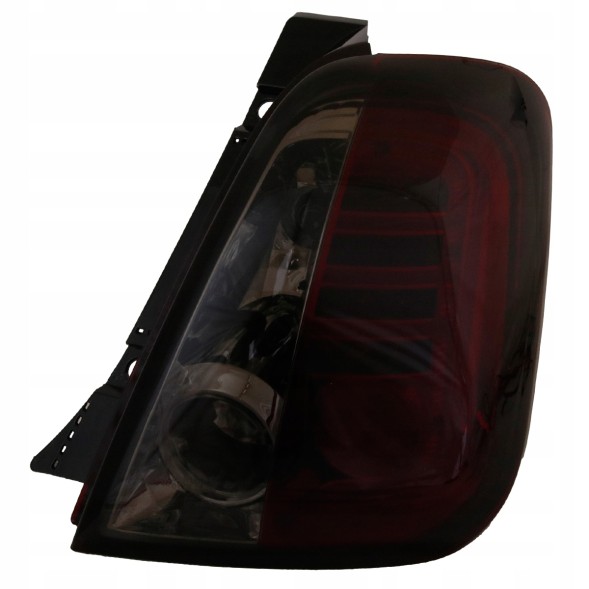 Junyan 3035918E MHM Лампи тиль ne kpl Світлодіоди Led Тюнінг Clear RedSmok Fiat 500 500c 312 2007-2015