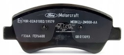 Ford OE MEMK2J-2M008-A1A Гальмівні колодки задні transit 14-custom 12- 2600772 _ memk2j-2m008-a1a