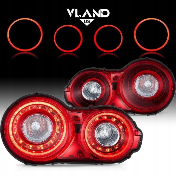 VLAND LDNI10 270091-1 MHM Комплект задніх ліхтарів Vland Led Neon Tuning Lift-look Nissan GTr GT-r r35 2008-2025