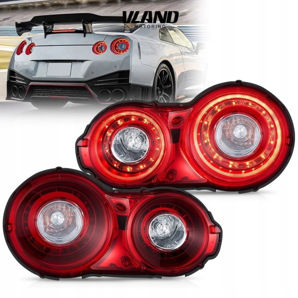 VLAND LDNI10 270091-1 MHM Комплект задніх ліхтарів Vland Led Neon Tuning Lift-look Nissan GTr GT-r r35 2008-2025