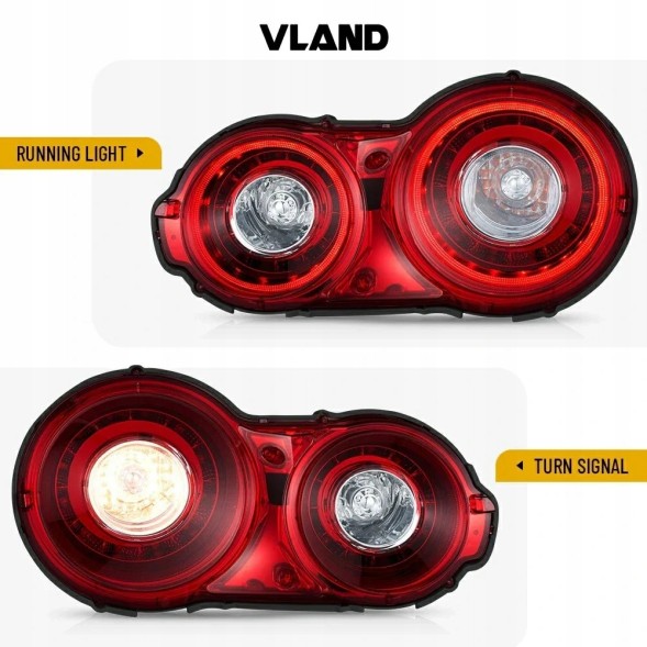 VLAND LDNI10 270091-1 MHM Комплект задніх ліхтарів Vland Led Neon Tuning Lift-look Nissan GTr GT-r r35 2008-2025