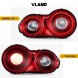 VLAND LDNI10 270091-1 MHM Комплект задніх ліхтарів Vland Led Neon Tuning Lift-look Nissan GTr GT-r r35 2008-2025