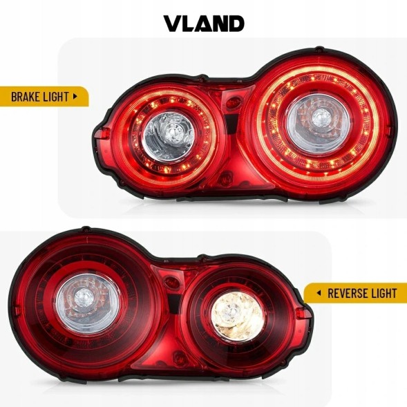 VLAND LDNI10 270091-1 MHM Комплект задніх ліхтарів Vland Led Neon Tuning Lift-look Nissan GTr GT-r r35 2008-2025