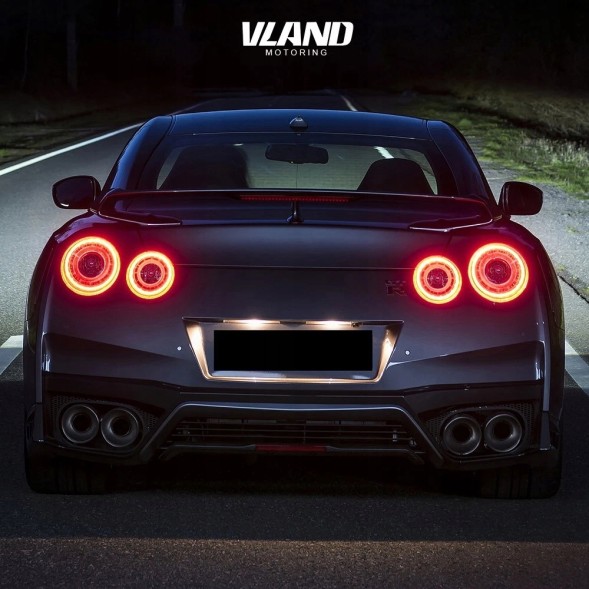 VLAND LDNI10 270091-1 MHM Комплект задніх ліхтарів Vland Led Neon Tuning Lift-look Nissan GTr GT-r r35 2008-2025