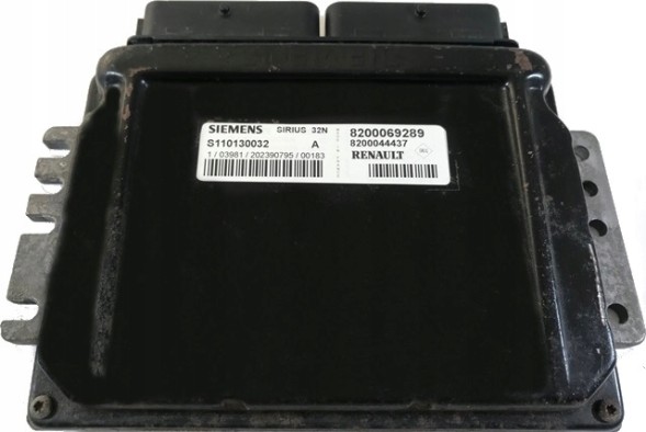 Renault OE S110130032A 8200069289 CZYSTY КОМП'ЮТЕР ECU CLIO S110130032A 8200069289 CZYSTY