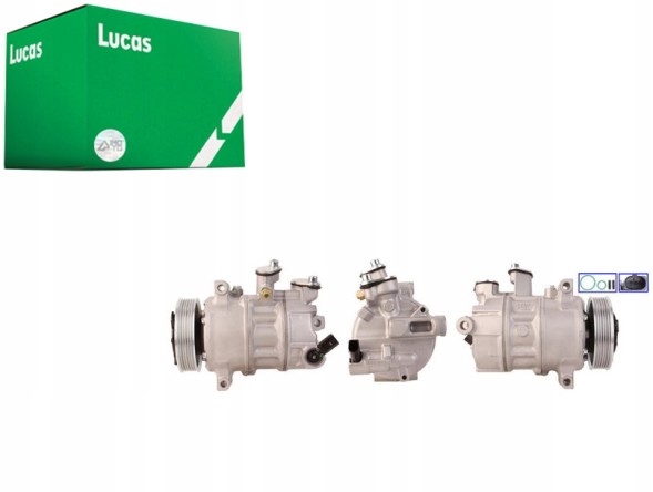 Lucas ACP634 Компресор кондиціонера audi a1, a3, q2, q3, tt, seat altea, altea xl,