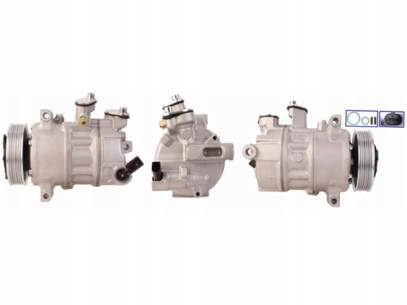 Lucas ACP634 Компресор кондиціонера audi a1, a3, q2, q3, tt, seat altea, altea xl,