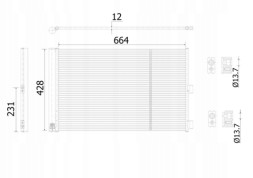 Mahle AC 911 000S Конденсатор, кондиціонер mahle ac 911 000s