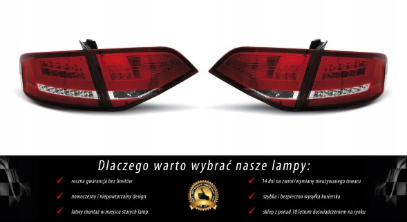 V-maxzone Part VR-2453 Світлодіодні ЛАМПИ ДЛЯ AUDI A4 B8 2008-2011 СЕДАН LED