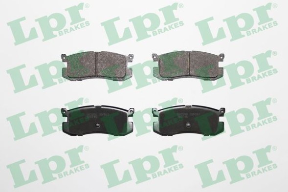 05P037 LPR Комплект гальмівних колодок з 4 шт дисків