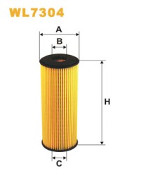 WL7304 WIX FILTERS Фільтр оливи